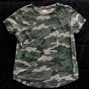 Army Green Camo Short Sleeve